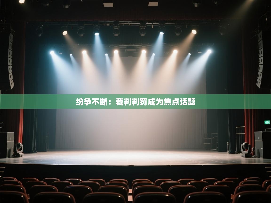 kaiyun sports-纷争不断：裁判判罚成为焦点话题  第3张